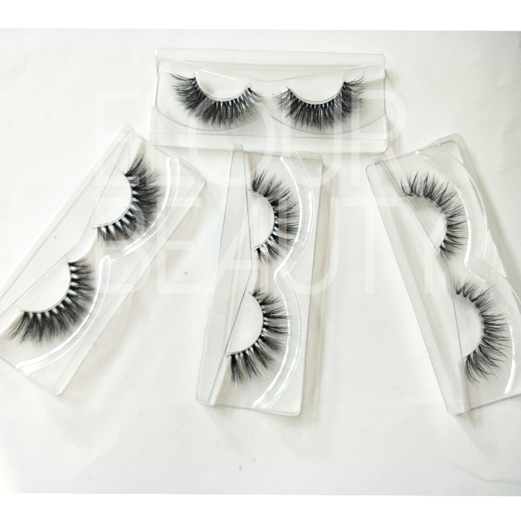 Softest 3d naked band custom mink lashes wholesale ED16